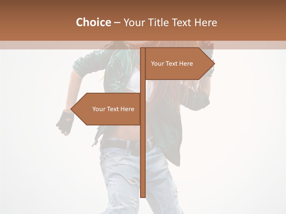 Modern Female Funky PowerPoint Template