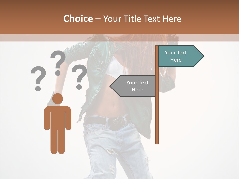 Modern Female Funky PowerPoint Template