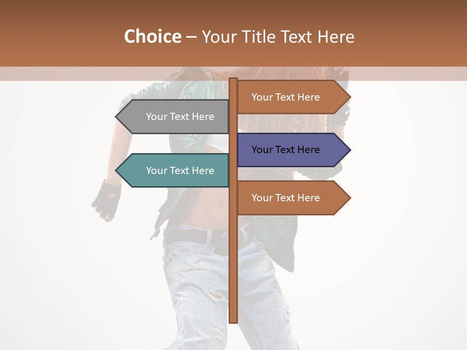 Modern Female Funky PowerPoint Template