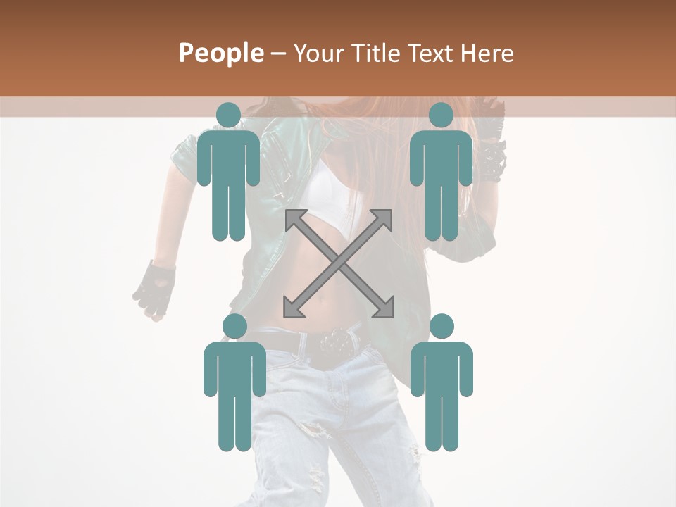 Modern Female Funky PowerPoint Template