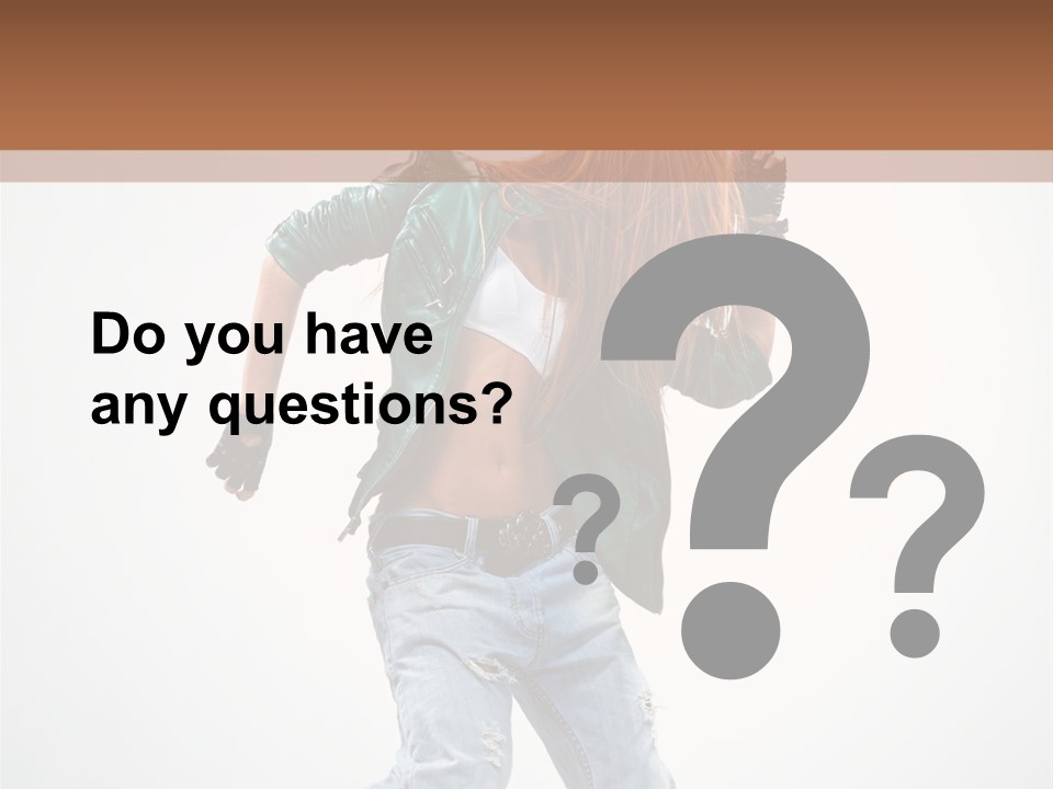 Modern Female Funky PowerPoint Template