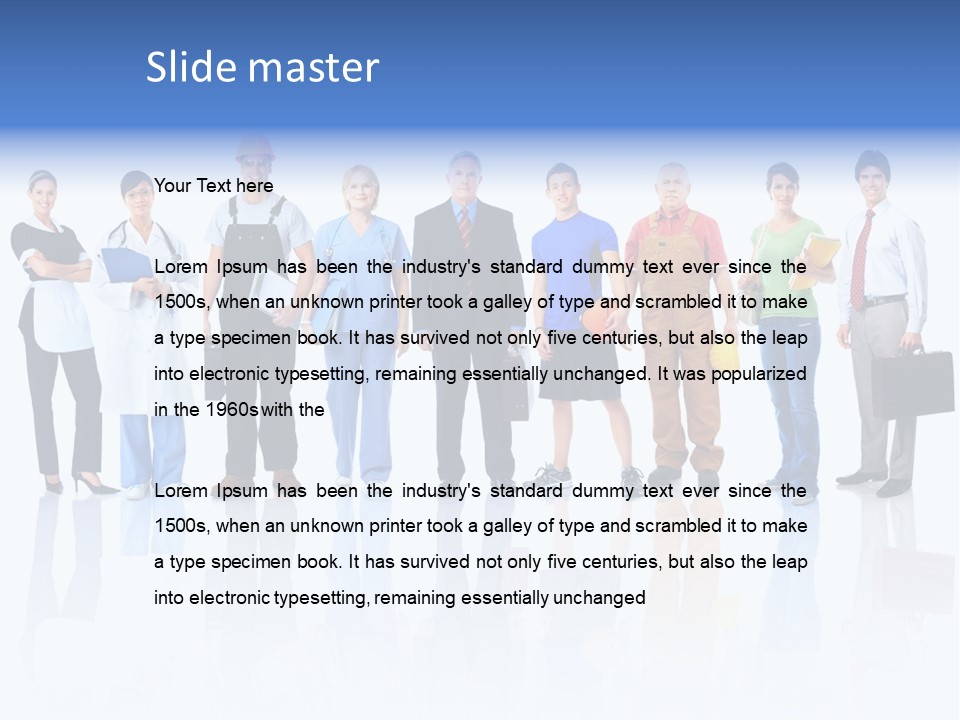 Architect Association Person PowerPoint Template