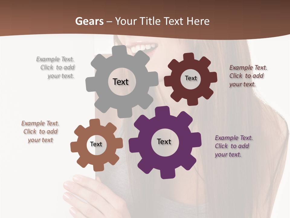 Model Displaying Showing PowerPoint Template