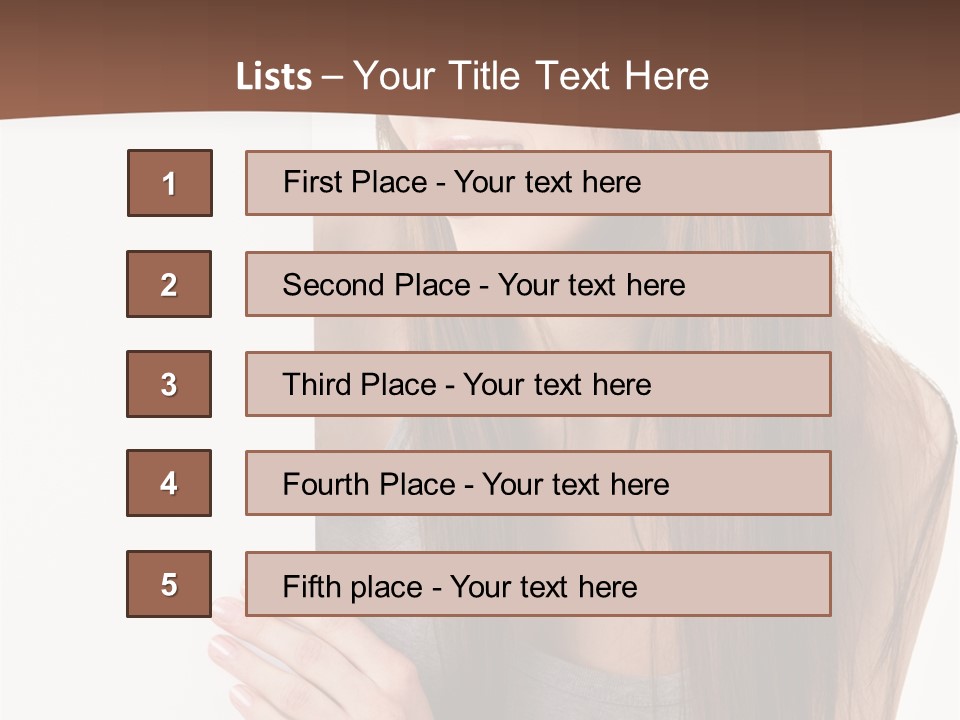 Model Displaying Showing PowerPoint Template