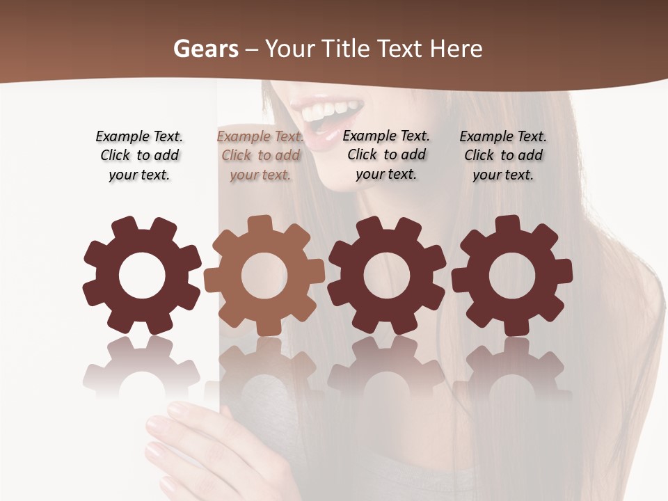 Model Displaying Showing PowerPoint Template