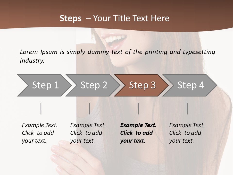 Model Displaying Showing PowerPoint Template