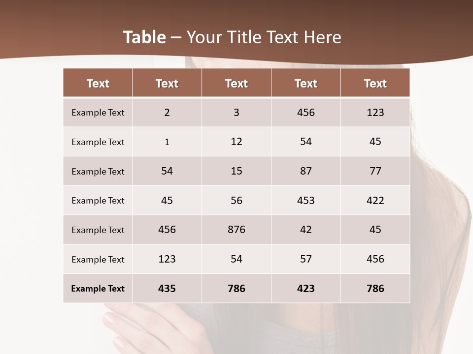 Model Displaying Showing PowerPoint Template