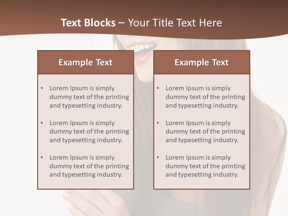 Model Displaying Showing PowerPoint Template