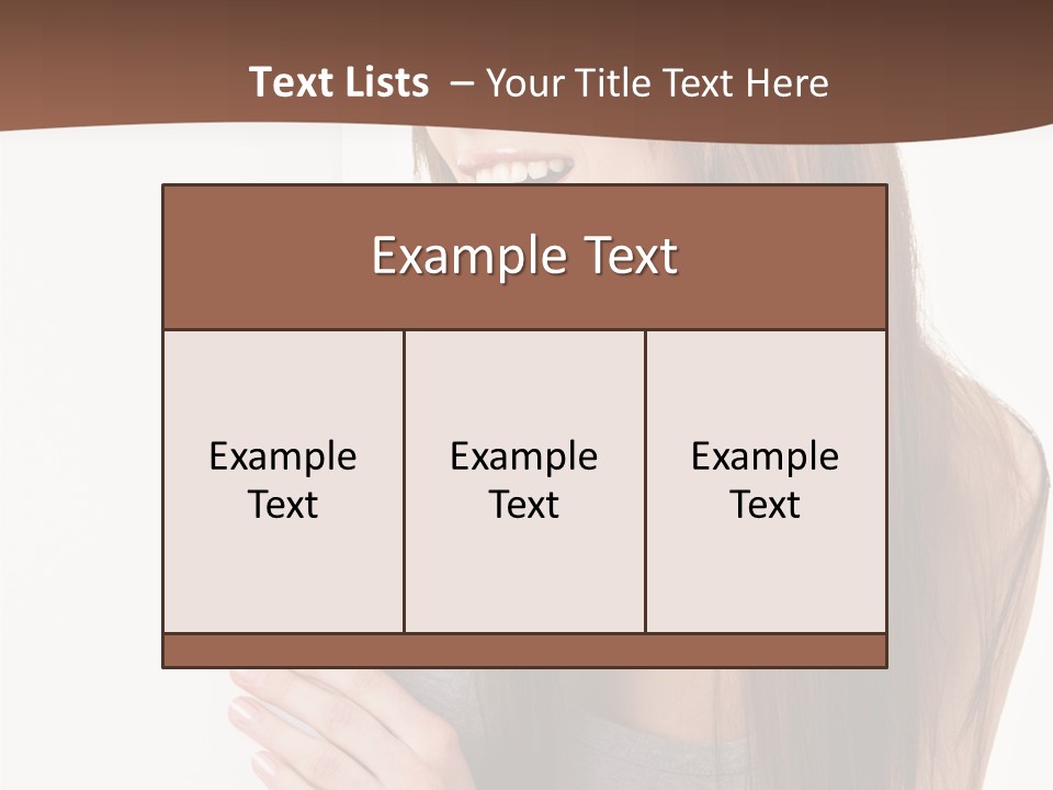 Model Displaying Showing PowerPoint Template