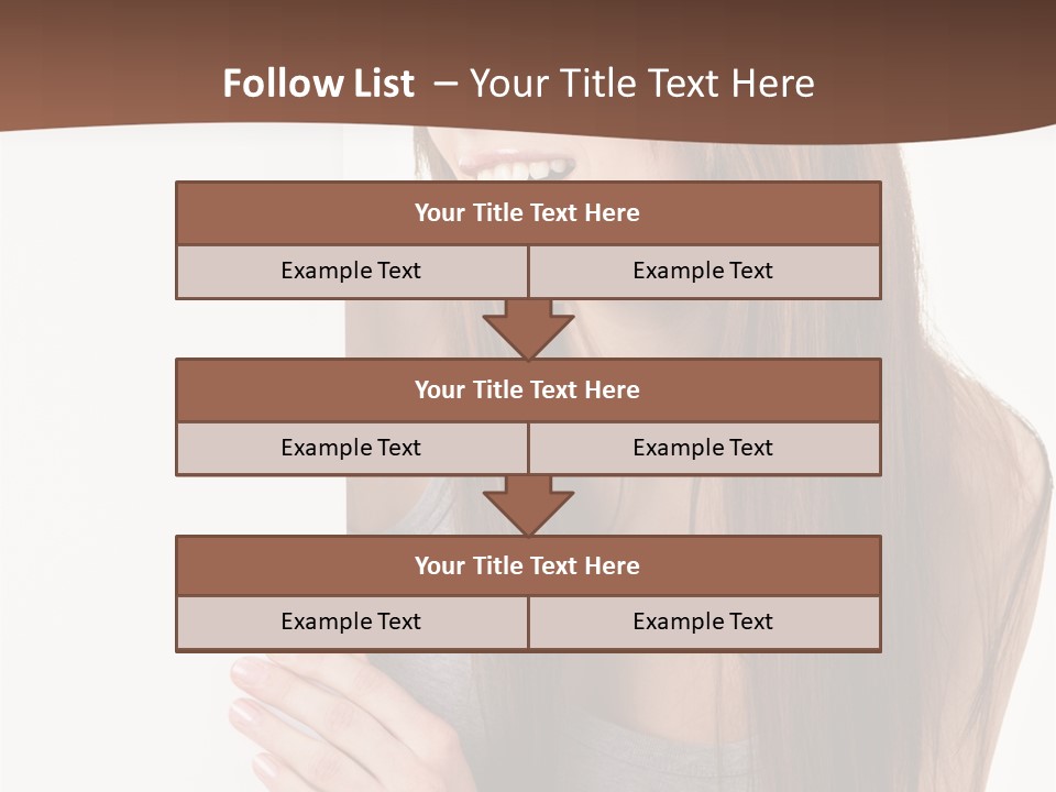 Model Displaying Showing PowerPoint Template