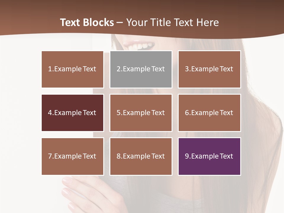 Model Displaying Showing PowerPoint Template