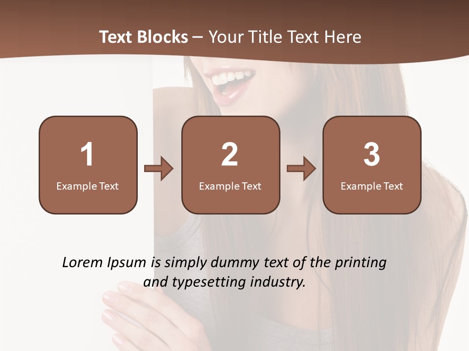 Model Displaying Showing PowerPoint Template