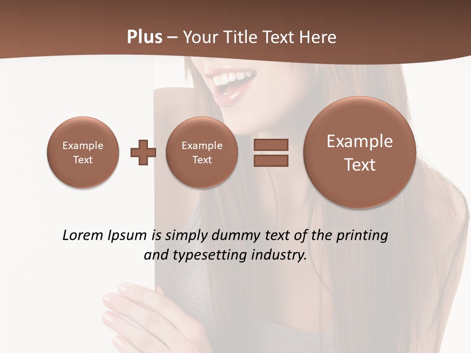 Model Displaying Showing PowerPoint Template