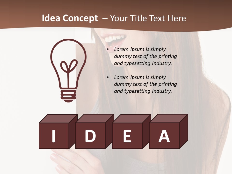 Model Displaying Showing PowerPoint Template
