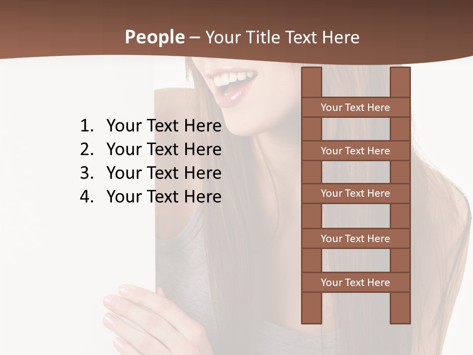 Model Displaying Showing PowerPoint Template