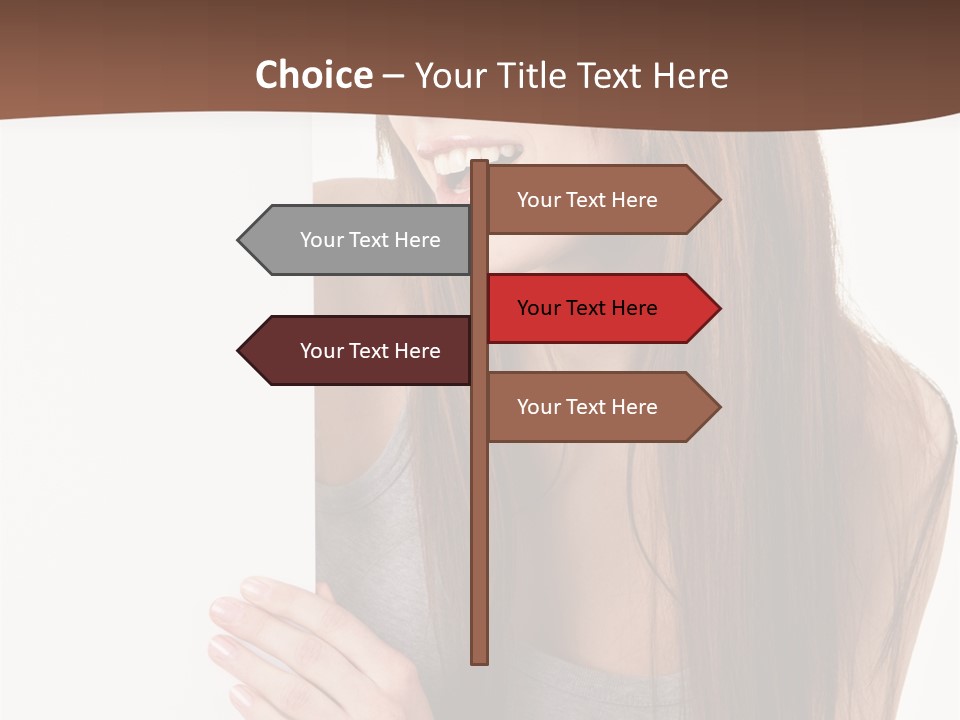 Model Displaying Showing PowerPoint Template