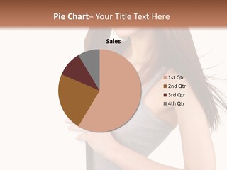 Space Showing Female PowerPoint Template