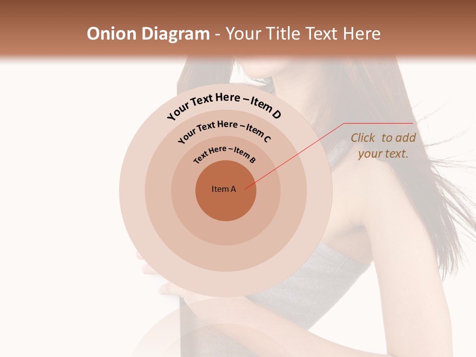 Space Showing Female PowerPoint Template