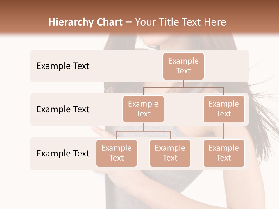 Space Showing Female PowerPoint Template