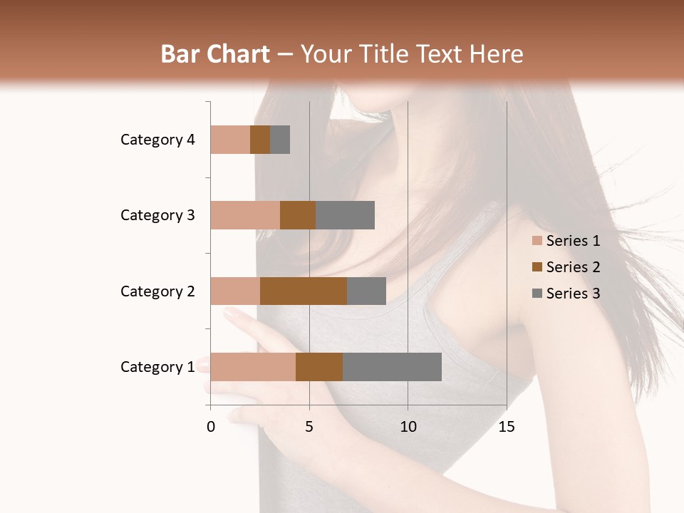 Space Showing Female PowerPoint Template