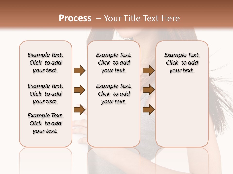 Space Showing Female PowerPoint Template