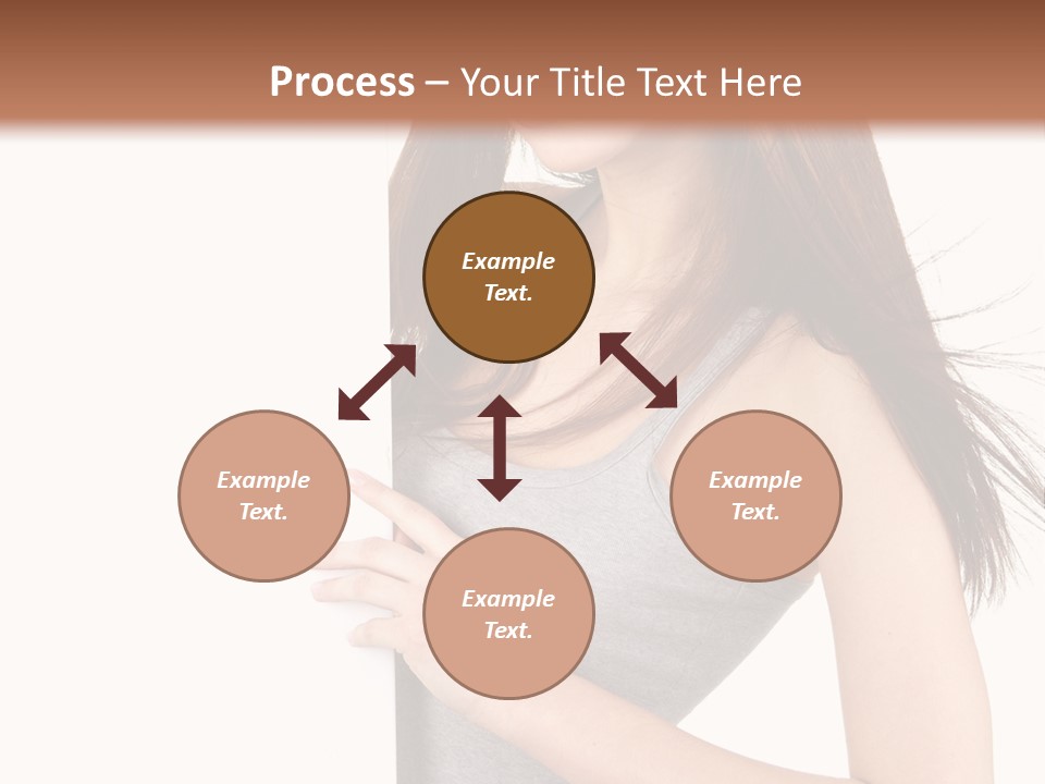 Space Showing Female PowerPoint Template