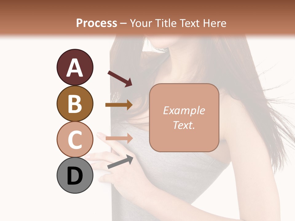 Space Showing Female PowerPoint Template