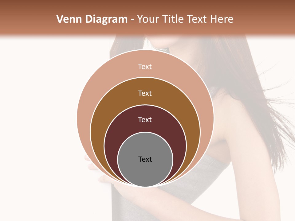 Space Showing Female PowerPoint Template