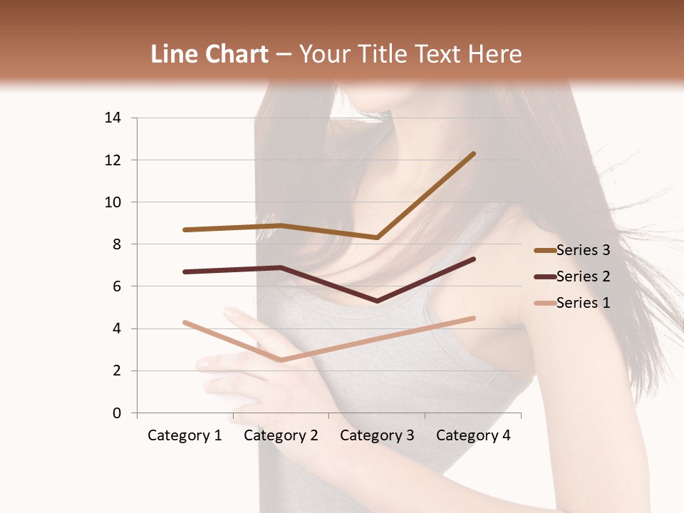 Space Showing Female PowerPoint Template