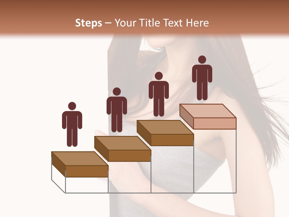 Space Showing Female PowerPoint Template