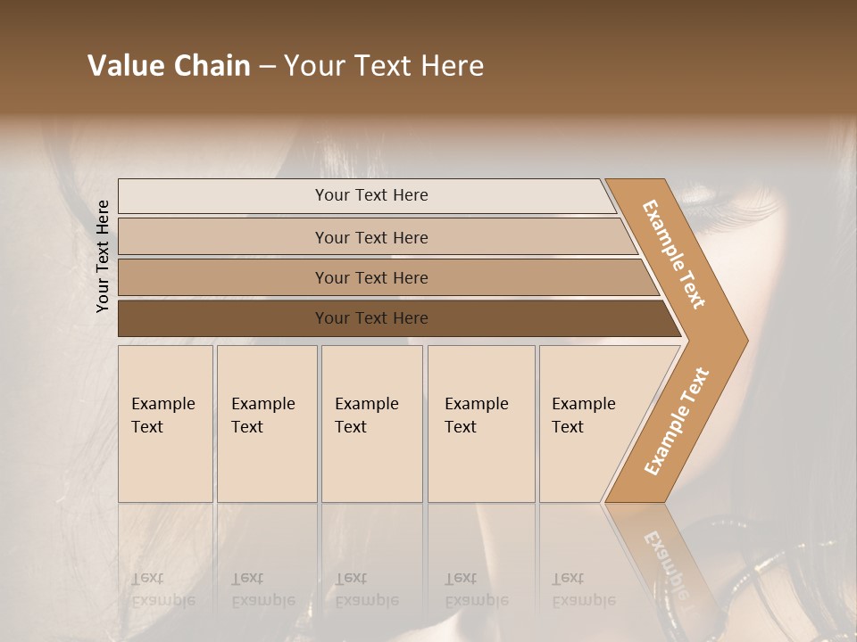 Female Make Up Beautiful PowerPoint Template