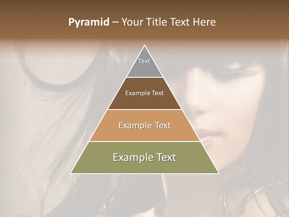 Female Make Up Beautiful PowerPoint Template