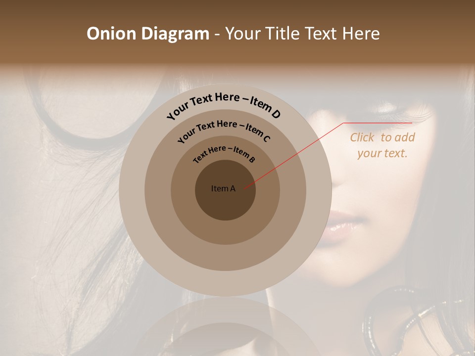 Female Make Up Beautiful PowerPoint Template