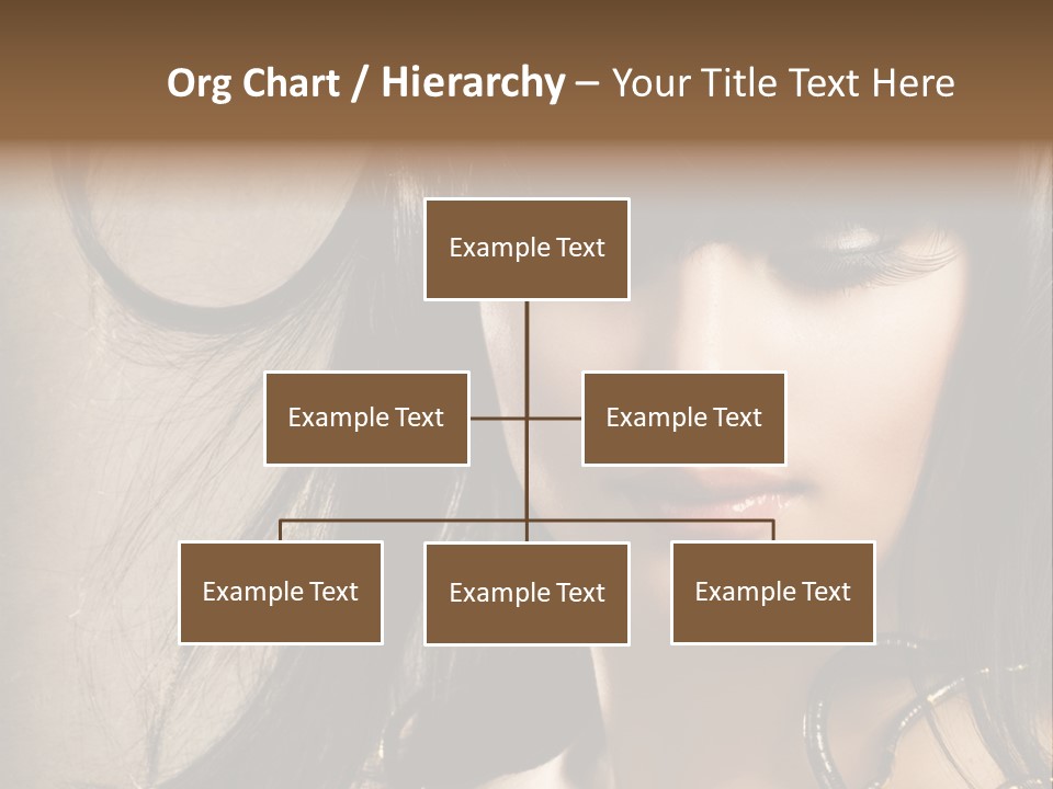 Female Make Up Beautiful PowerPoint Template