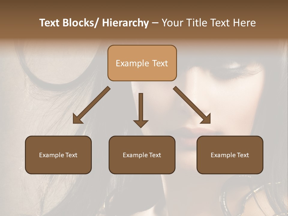 Female Make Up Beautiful PowerPoint Template