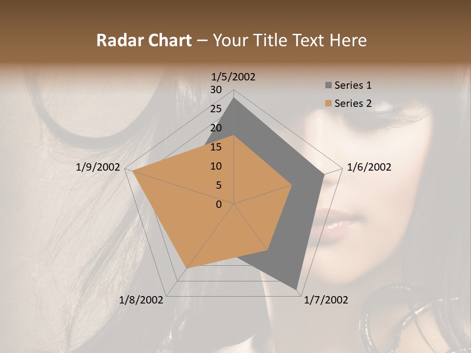 Female Make Up Beautiful PowerPoint Template