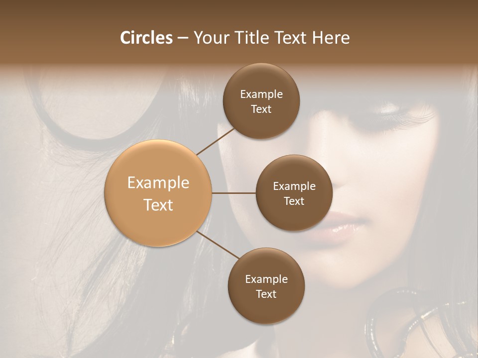 Female Make Up Beautiful PowerPoint Template