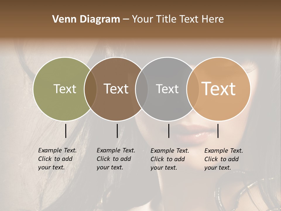 Female Make Up Beautiful PowerPoint Template