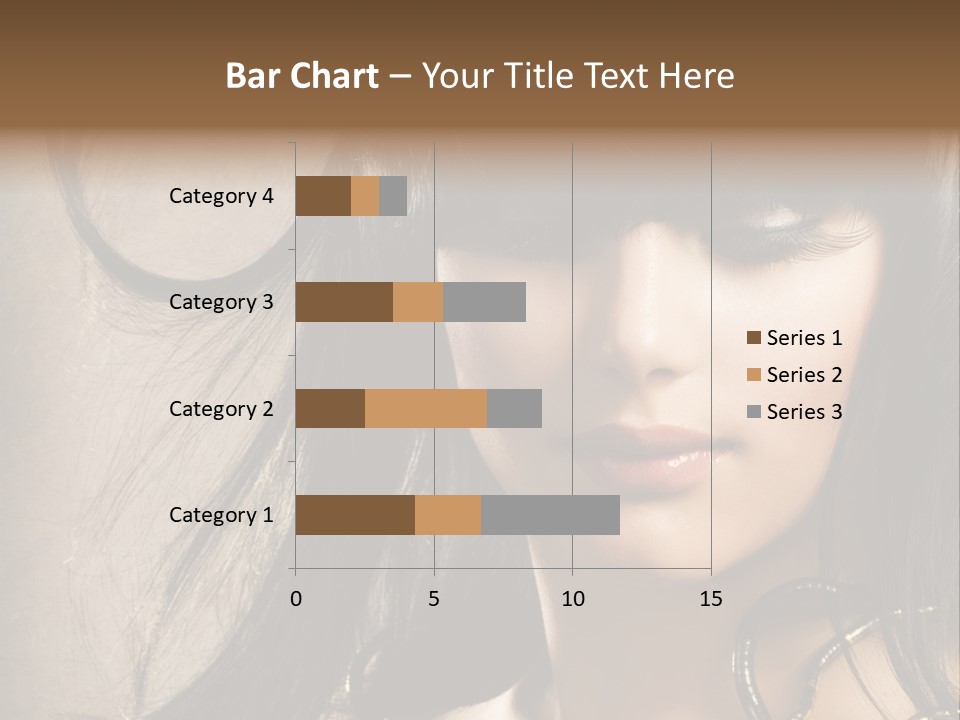 Female Make Up Beautiful PowerPoint Template