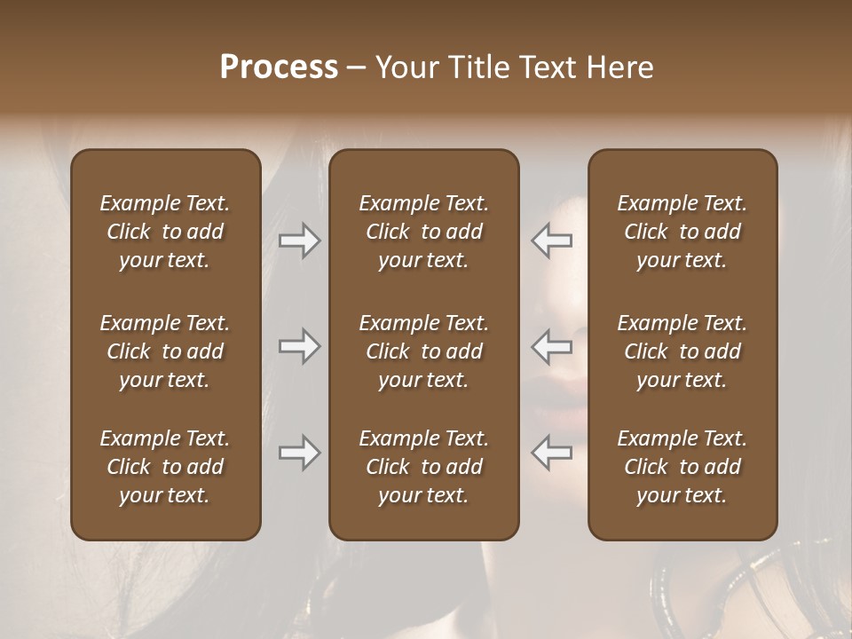 Female Make Up Beautiful PowerPoint Template