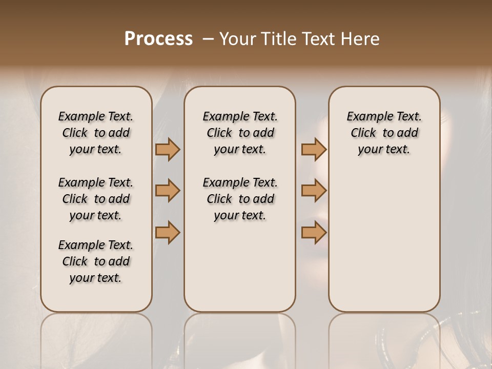 Female Make Up Beautiful PowerPoint Template