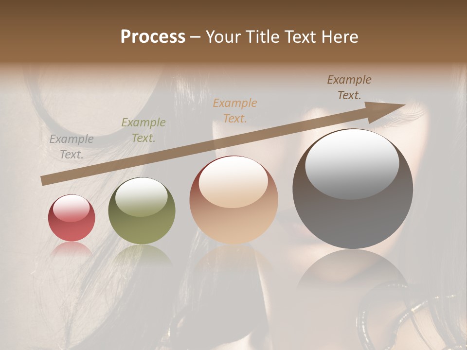 Female Make Up Beautiful PowerPoint Template