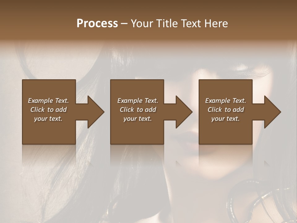 Female Make Up Beautiful PowerPoint Template