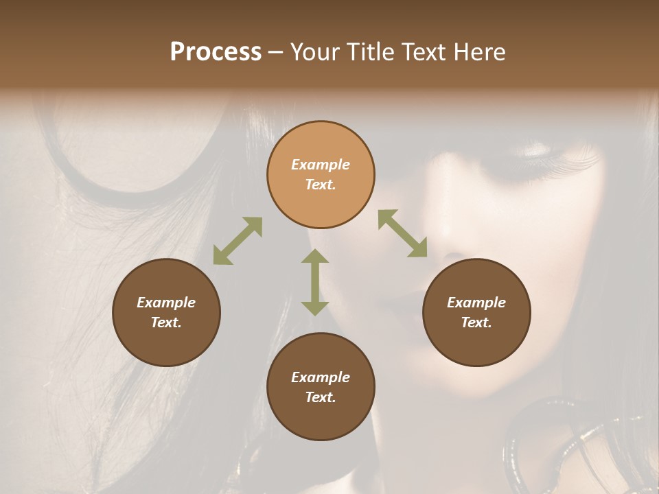 Female Make Up Beautiful PowerPoint Template