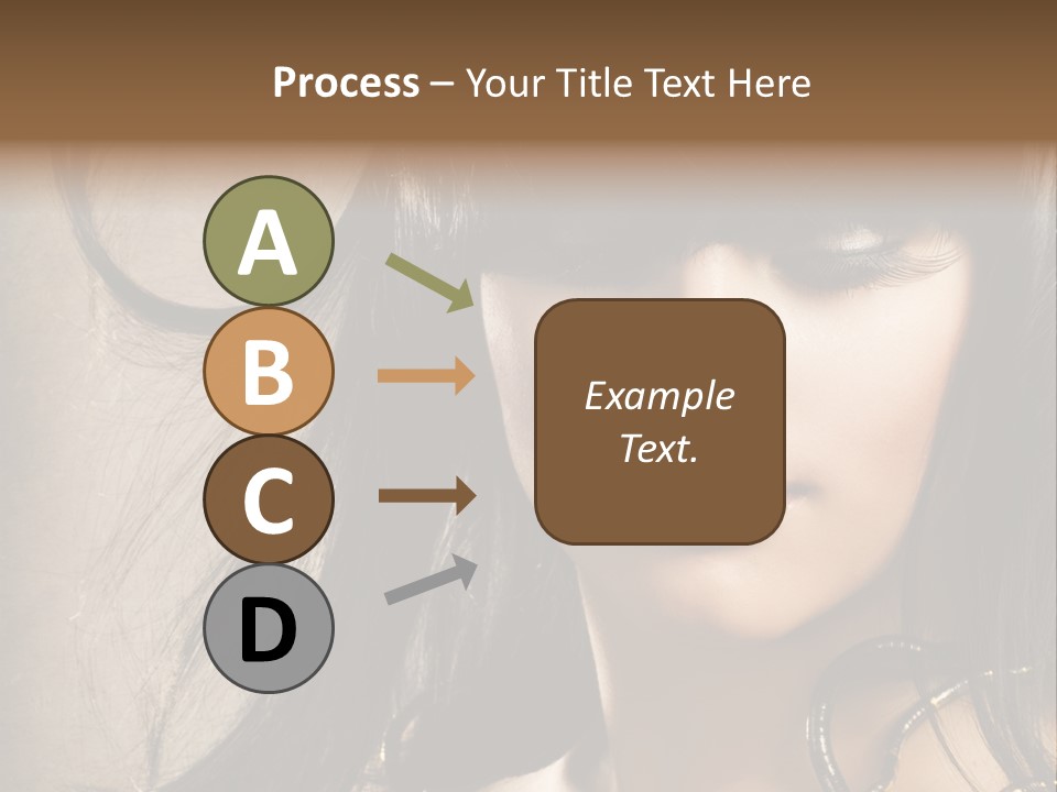 Female Make Up Beautiful PowerPoint Template