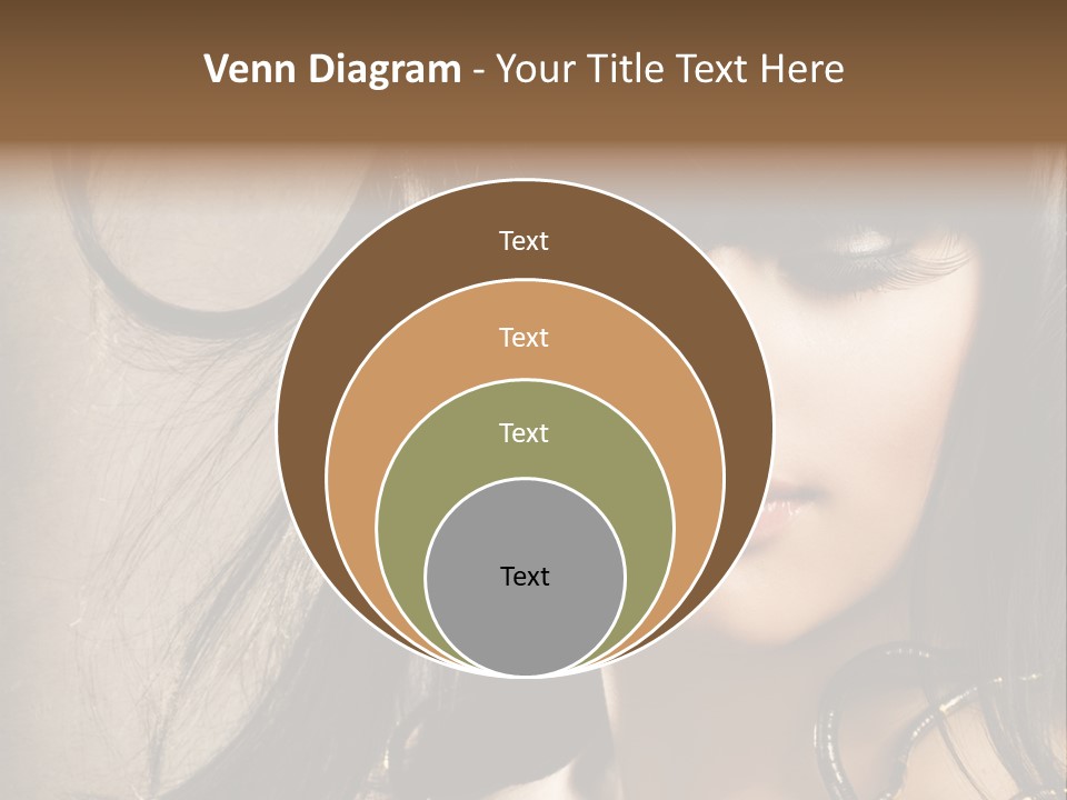 Female Make Up Beautiful PowerPoint Template