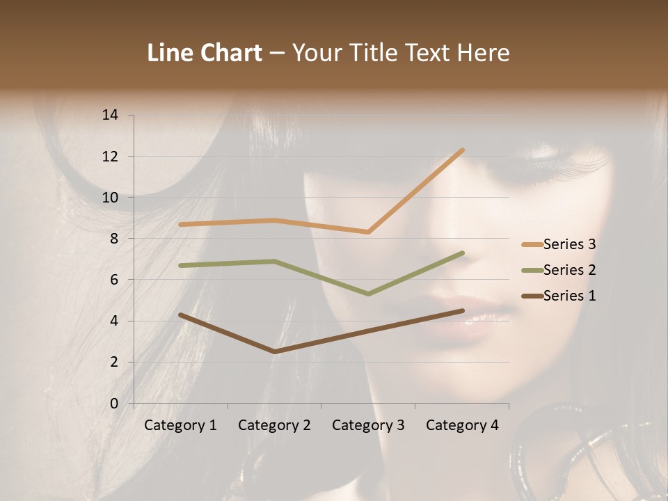 Female Make Up Beautiful PowerPoint Template