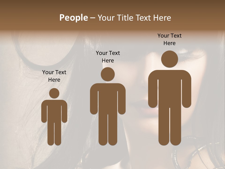 Female Make Up Beautiful PowerPoint Template