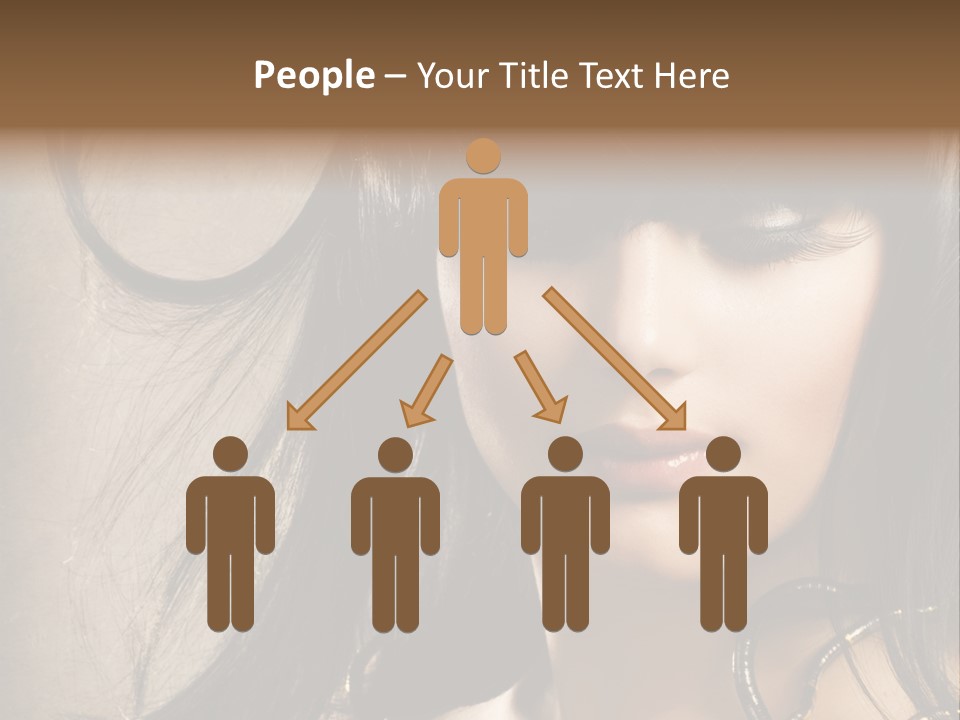 Female Make Up Beautiful PowerPoint Template