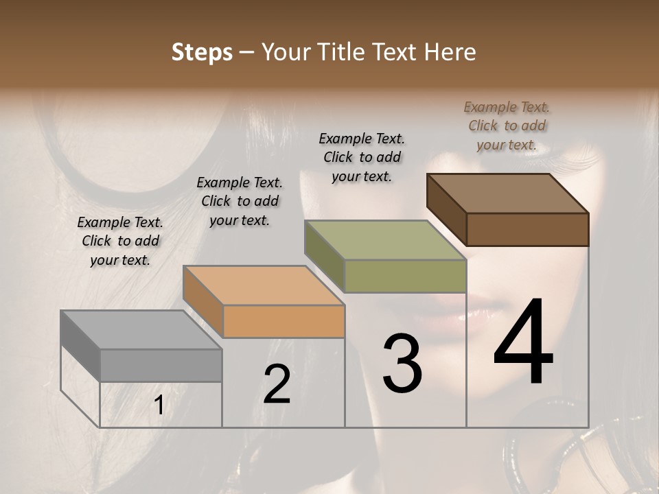 Female Make Up Beautiful PowerPoint Template